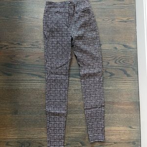 Fashion Nova Work pants Black and White